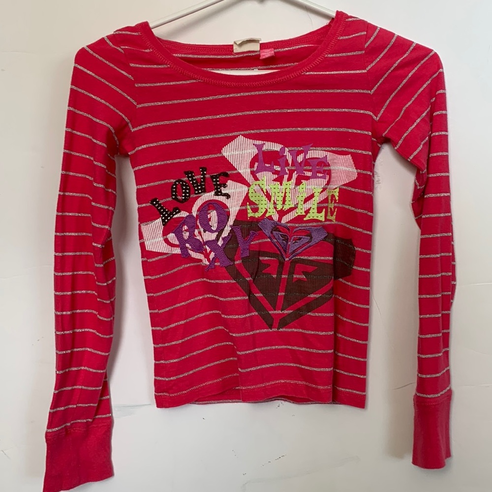 Roxy Pink Long Sleeve Shirt